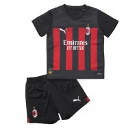 AC Milan Hjemmebanesæt Børn 2022-23 Kortærmet (+ Korte bukser)